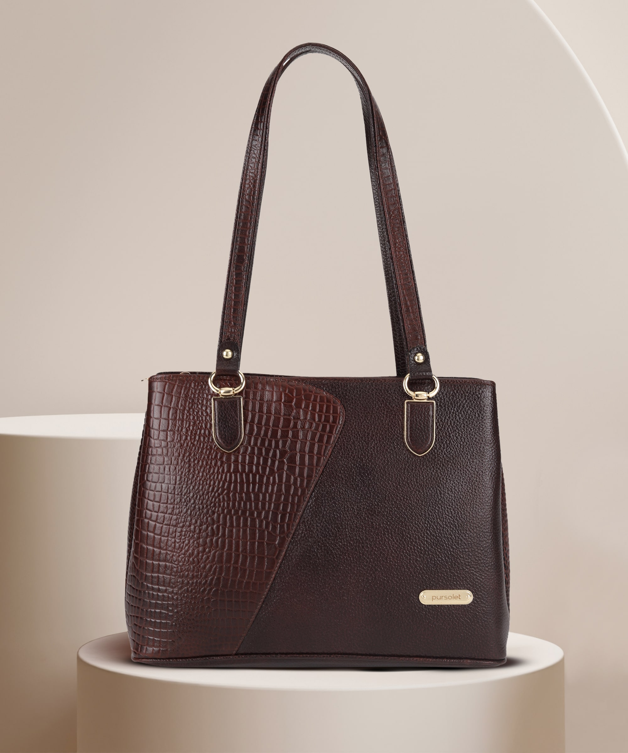 Leather Handbags for Women – Stylish Shoulder & Top-Handle Bags | Pursolet - Image 2